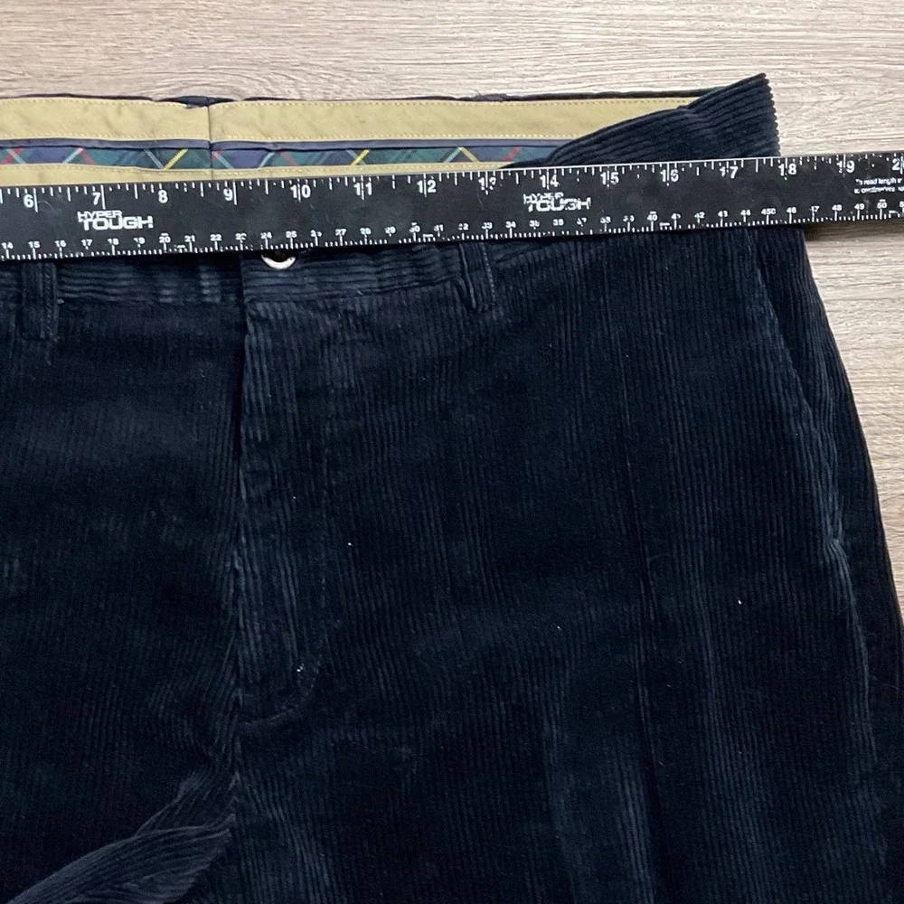 Vintage Polo Ralph Lauren‎ Preston Corduroy Pant Mens 36x29 Navy Blue Preppy
